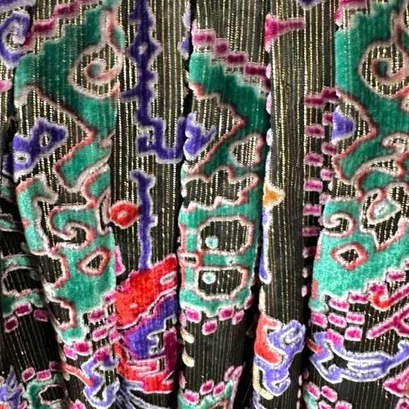 Anthropologie Moulinette Soeurs Silk Linnea Velvet Devour Dress Size Medium - Picture 9 of 15